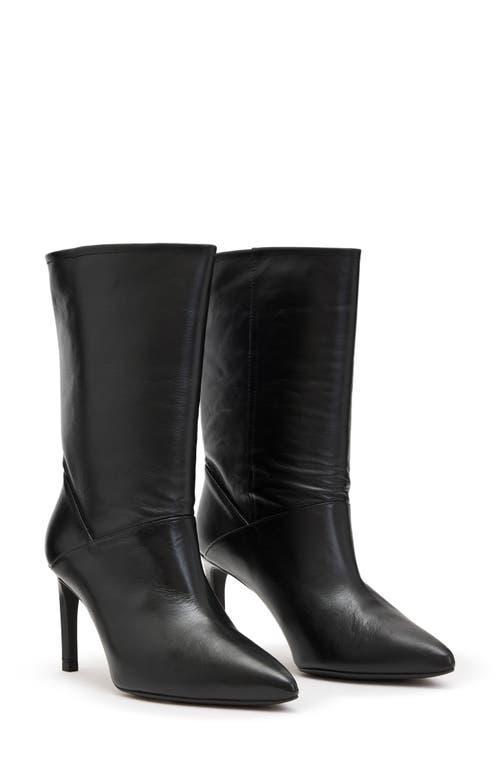 AllSaints Orlana Shimmer Boots Silver) Women's Boots Product Image