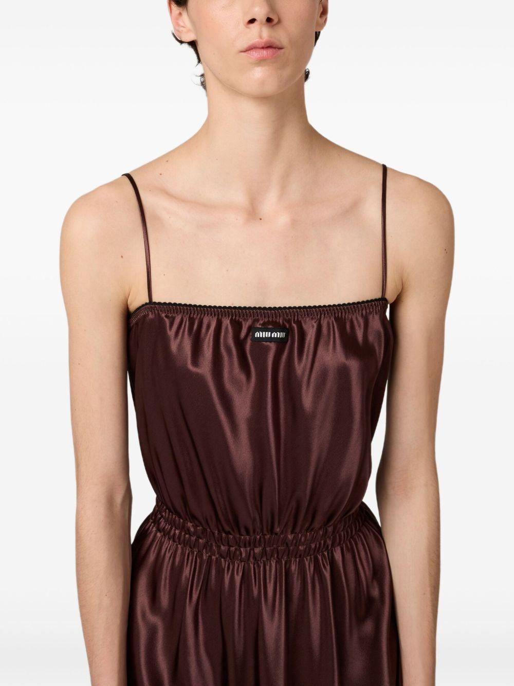 satin maxi dress Product Image
