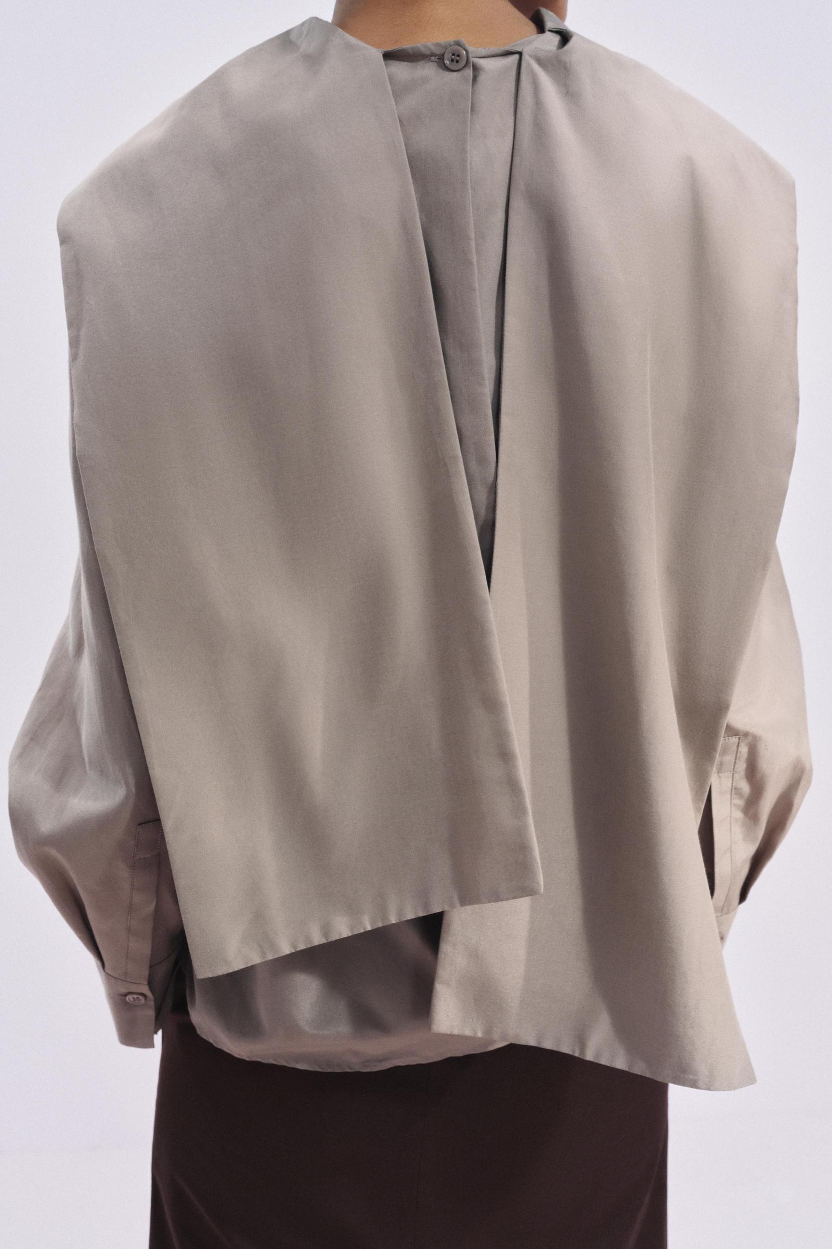 SILK BLEND BLOUSE ZW COLLECTION Product Image