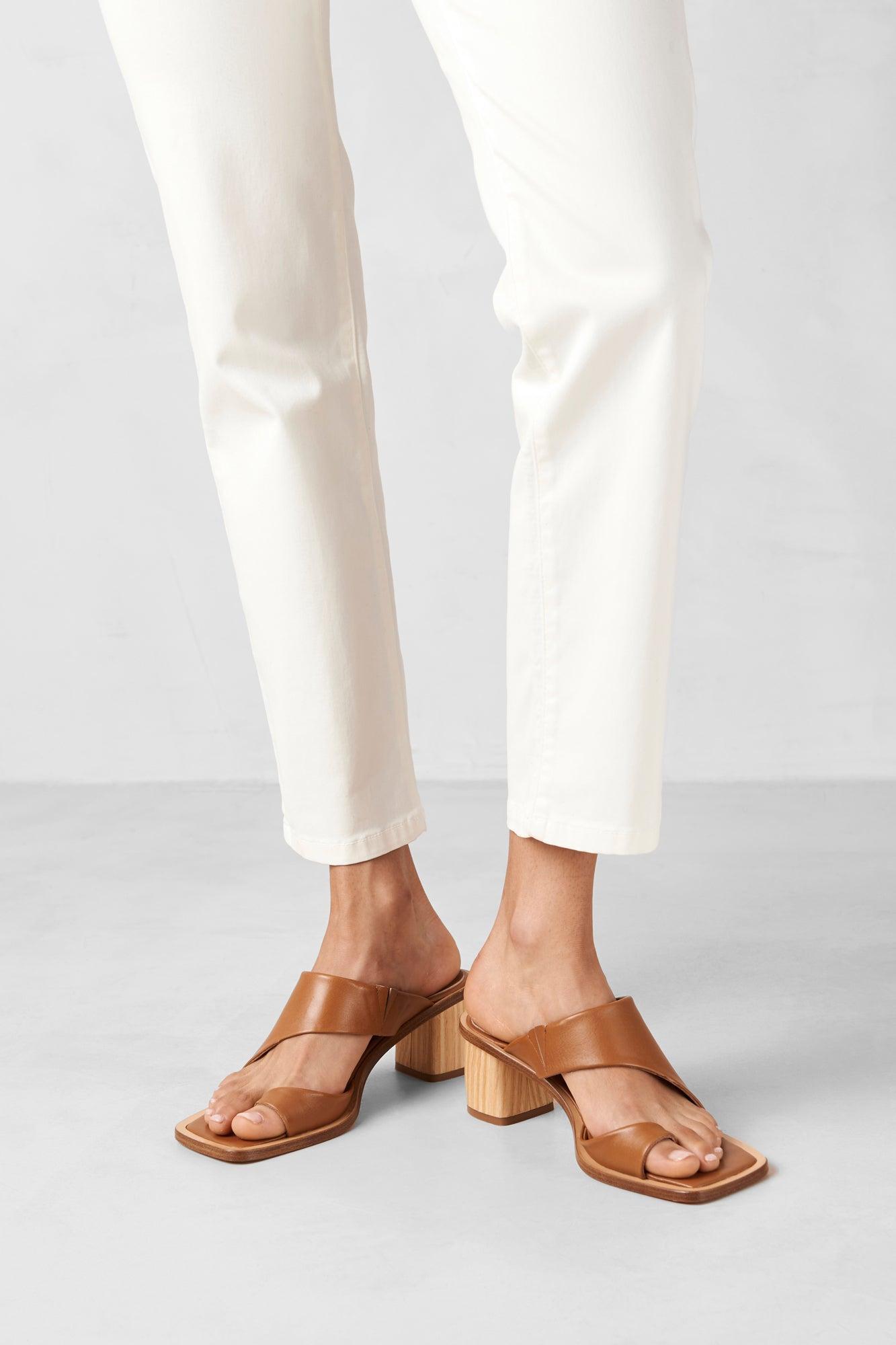 Alohas Josie Leather Sandal - Tan Product Image