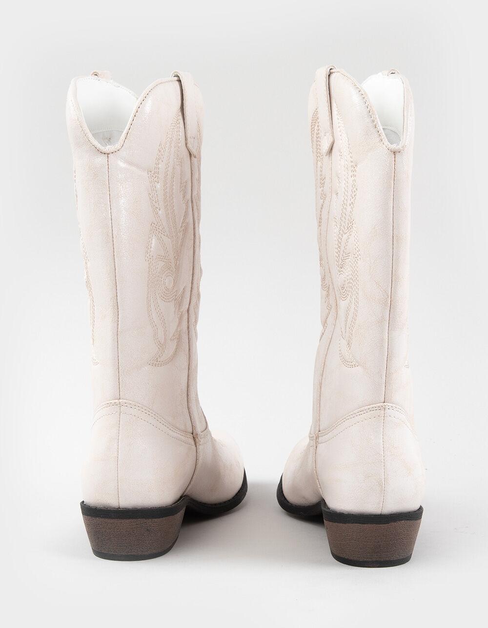 COCONUTS by Matisse Gaucho Womens Western Boots - WHITE Product Image