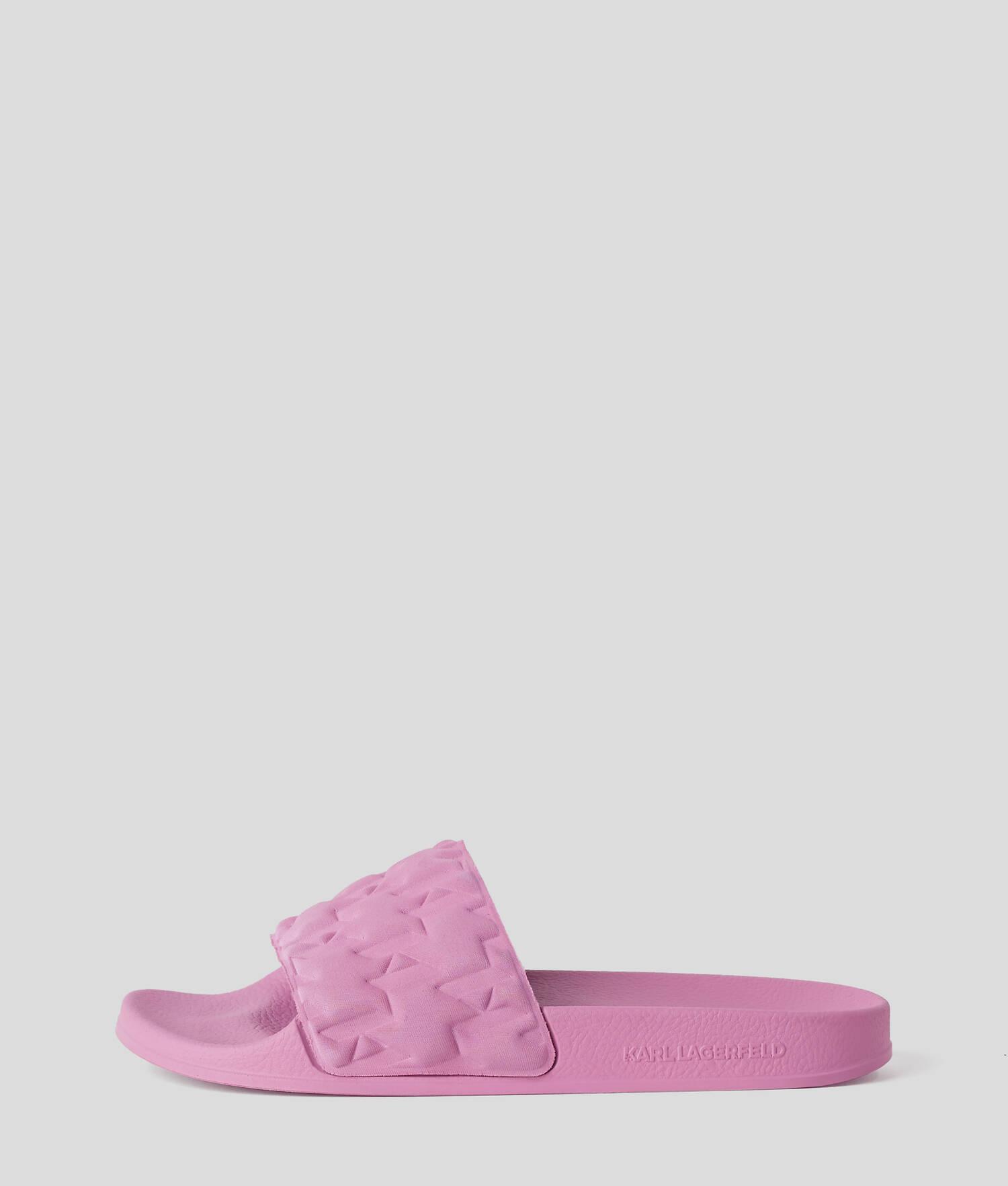 KL MONOGRAM PADDED SANDALS Product Image