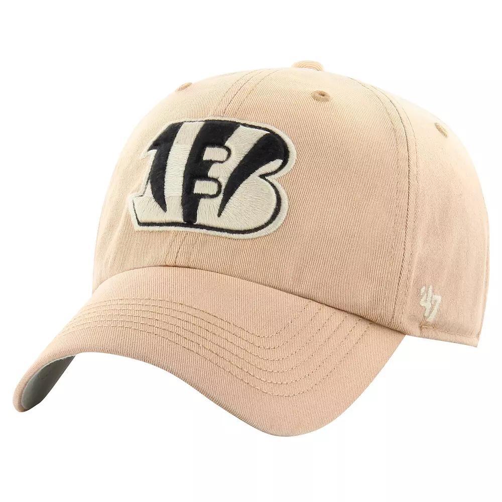 Mens 47 Khaki Cincinnati Bengals Dusted Relaxed Franchise Fitted Hat Product Image