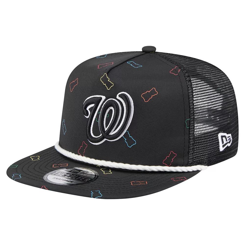 Mens New Era Washington Nationals Gummy Golfer Trucker Adjustable Hat Product Image