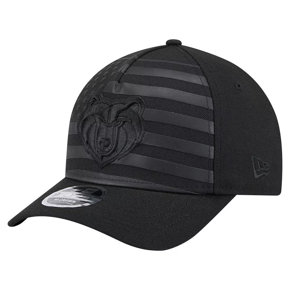 Men's New Era  Black Chicago Bulls Game Day Flag A-Frame 9FORTY Adjustable Hat Product Image