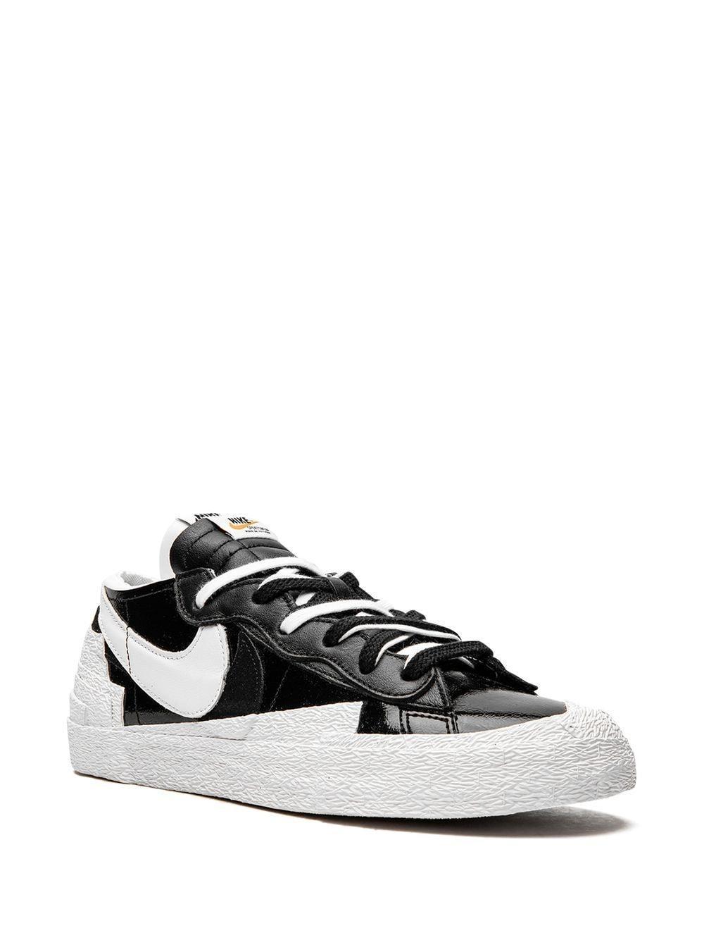 x sacai Blazer Low "Black Patent Leather" sneakers Product Image