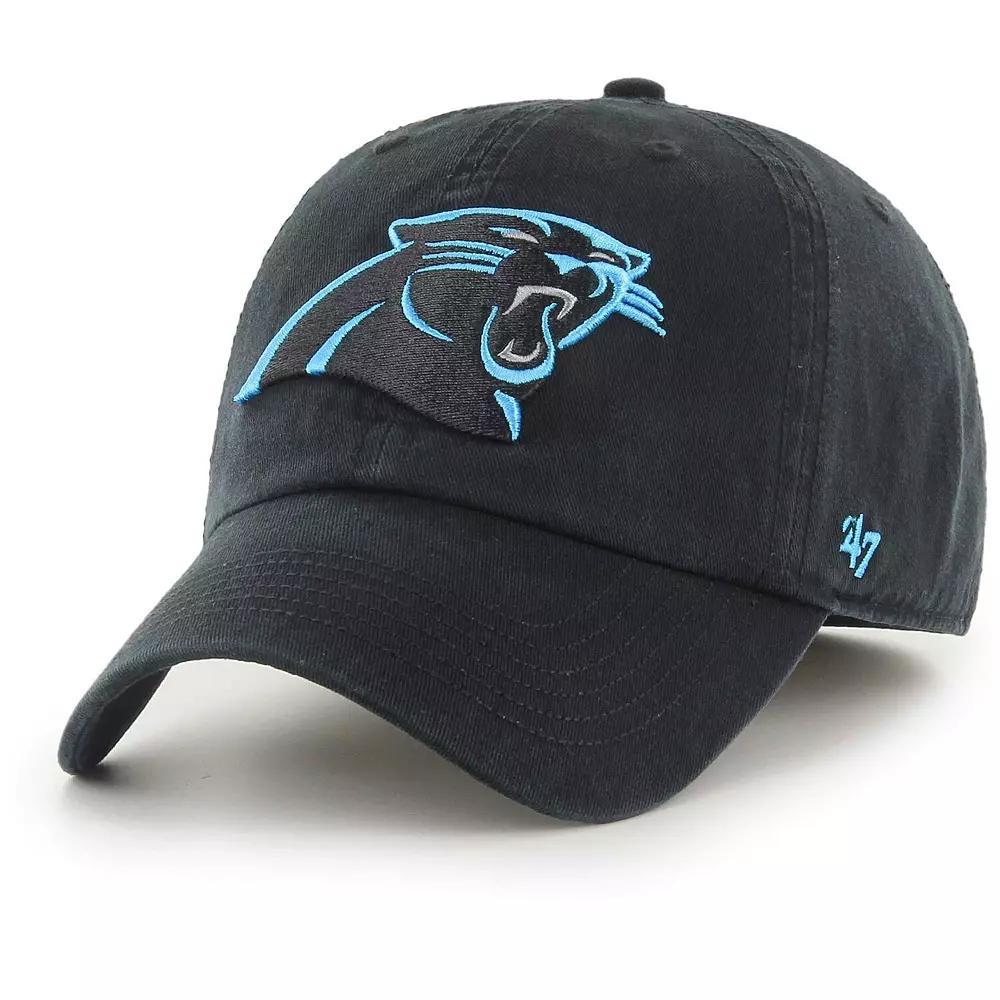 Men's '47 Black Carolina Panthers Franchise Logo Fitted Hat, Size: XL Product Image