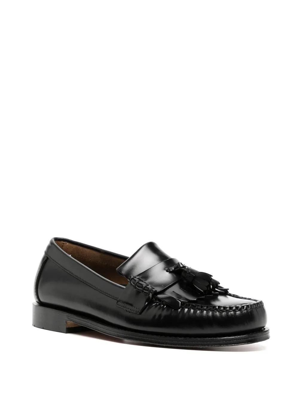 flat sole leather loafers Product Image