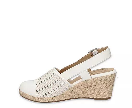 Easy Street Taffy Womens Slingback Espadrille Wedges Product Image