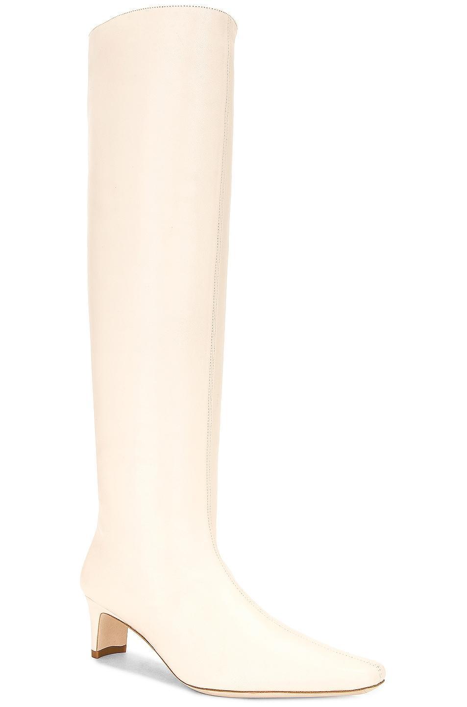 Staud Womens Wally Mid Heel Knee High Boots Product Image