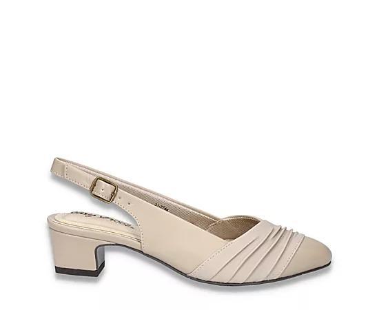 Bates by Easy Street Women's Slingback Pumps, Size: 10, Brown Product Image