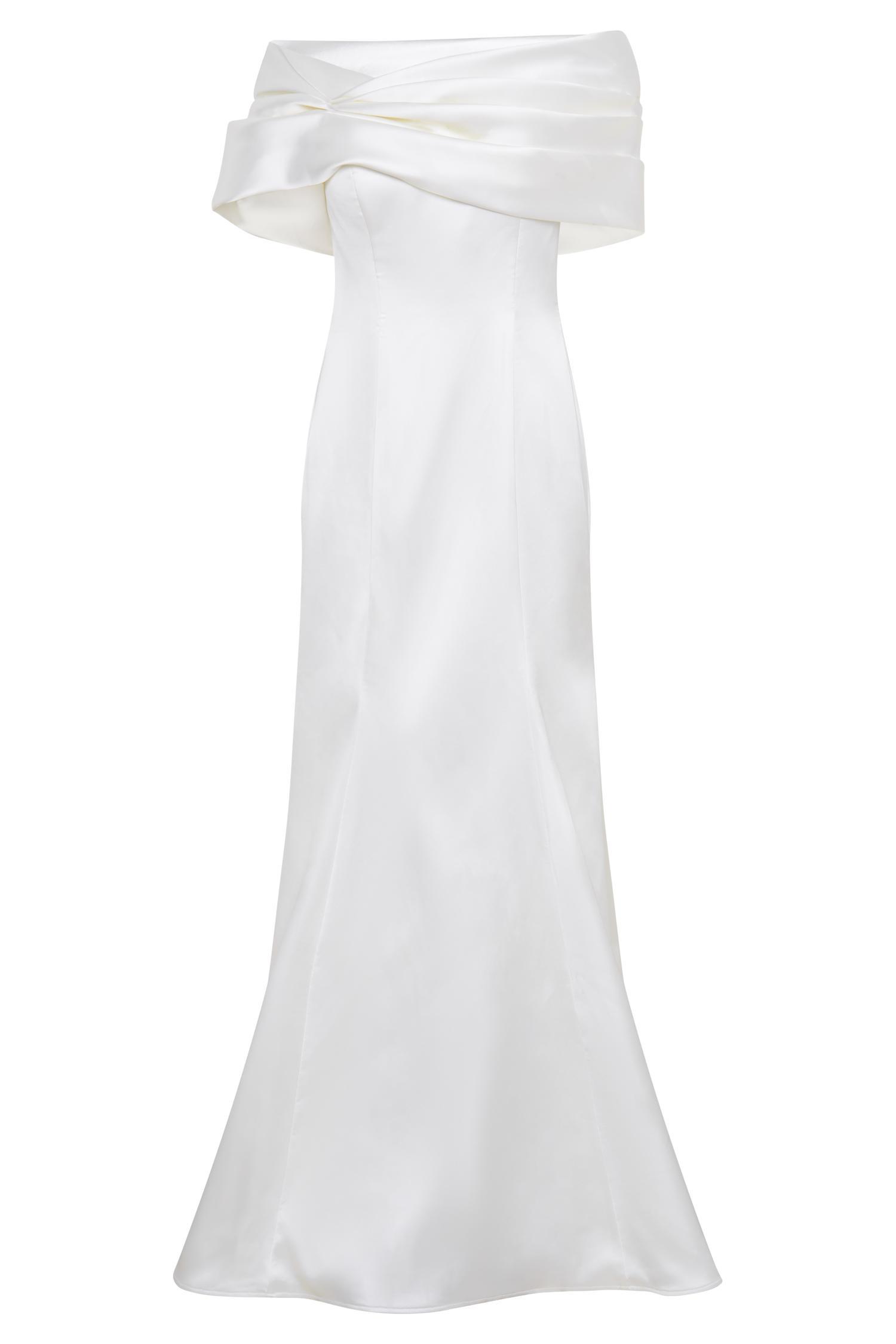 Saosire Satin Wedding Gown - White Product Image