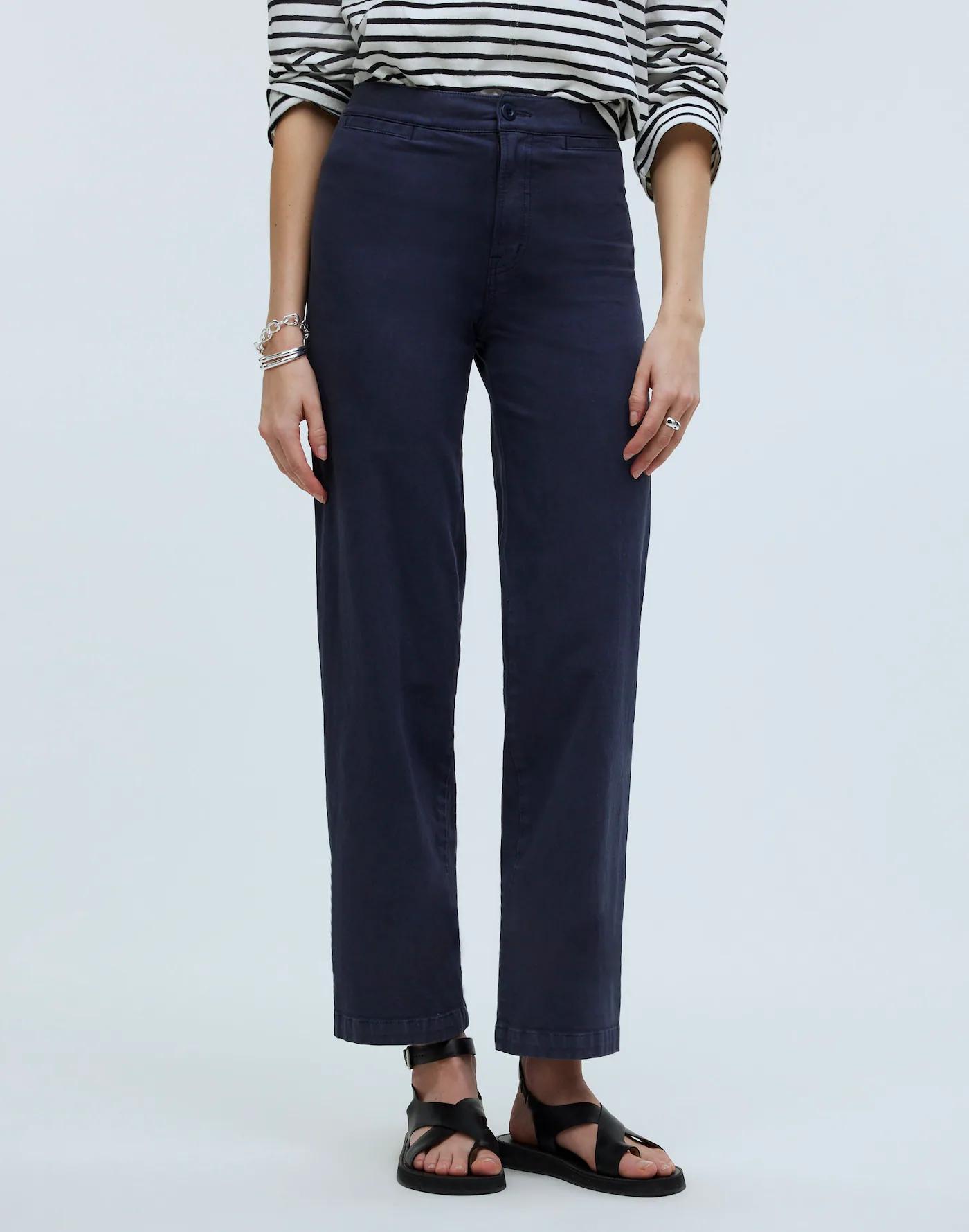 The Emmett Wide-Leg Crop Pant: Welt Pocket Edition Product Image