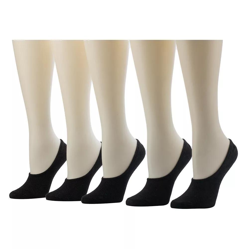 Women's Sonoma Goods For Life® 5-pk. Fashion Everyday Liner Socks, Size: 9-11, Black Product Image