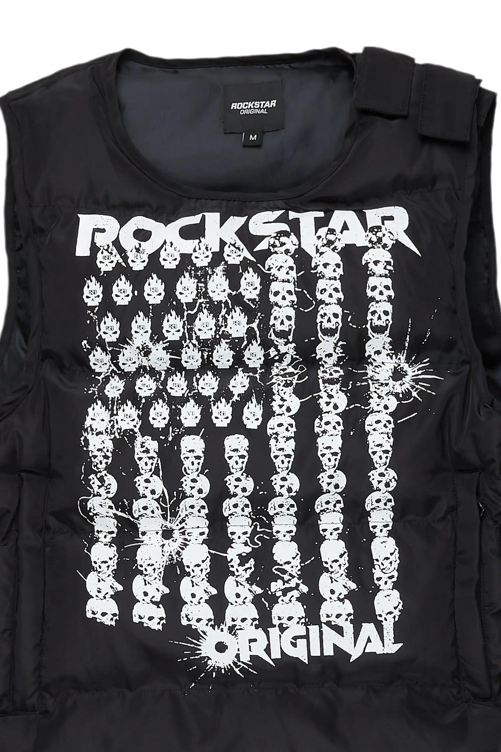 Morten Black Puffer Vest Male Product Image