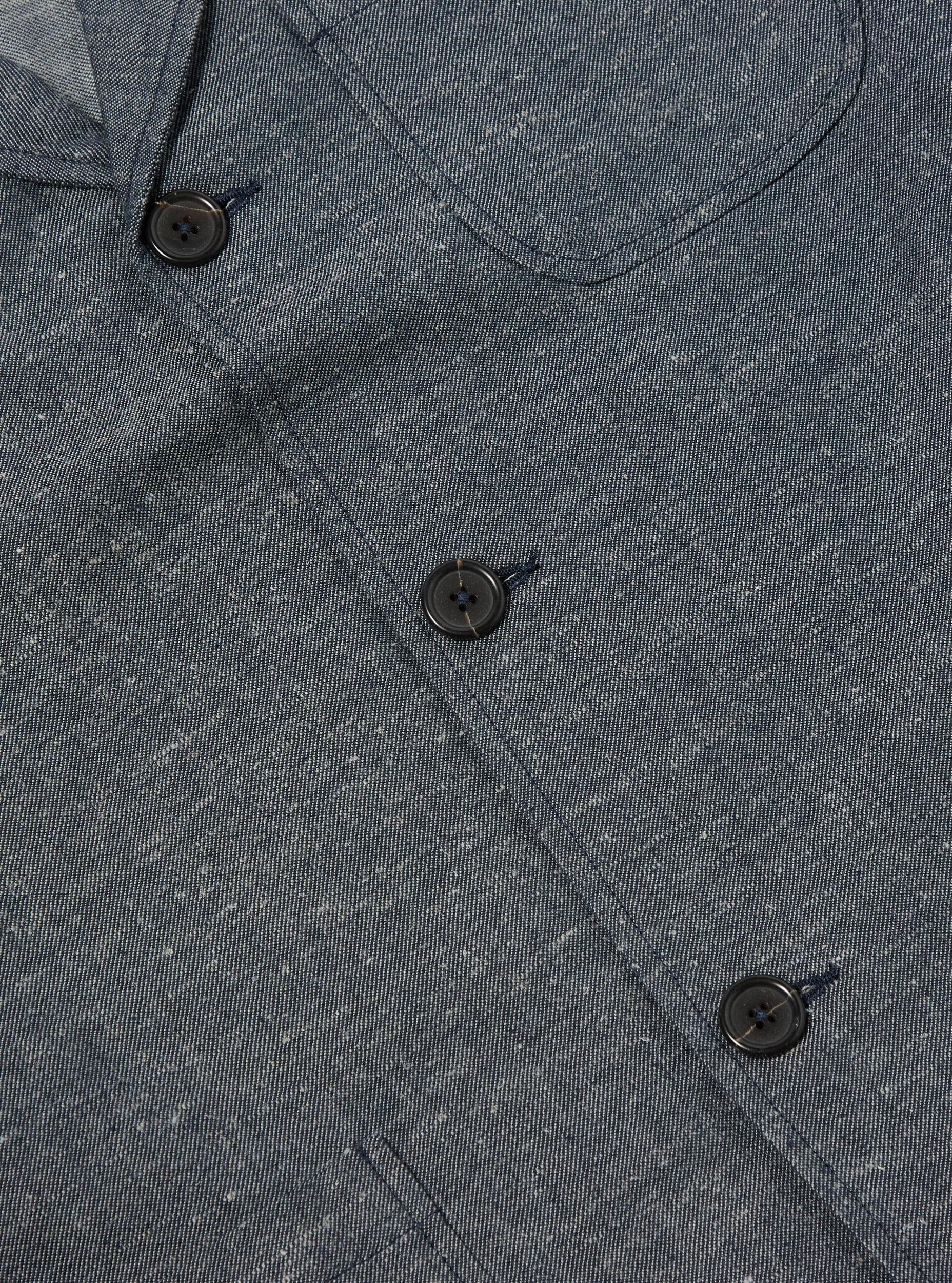 Denim Lord Cotton Linen Three Button Jacket Product Image