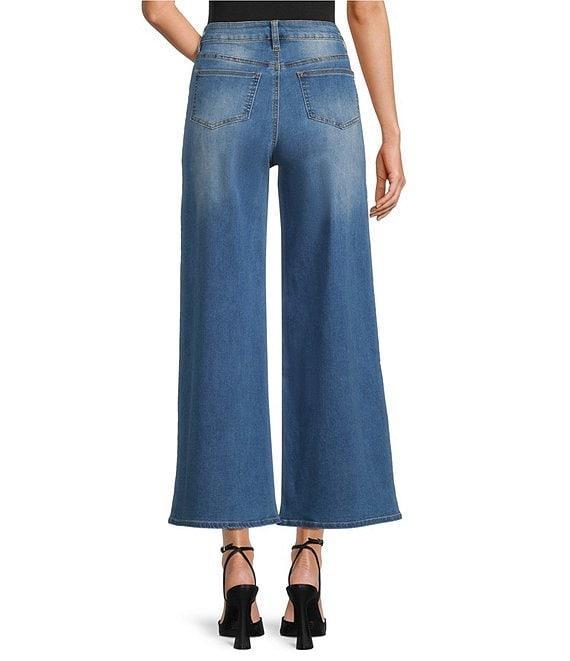 Sugarlips Jeanie Stretch Denim High Waist Wide Leg Jeans Product Image