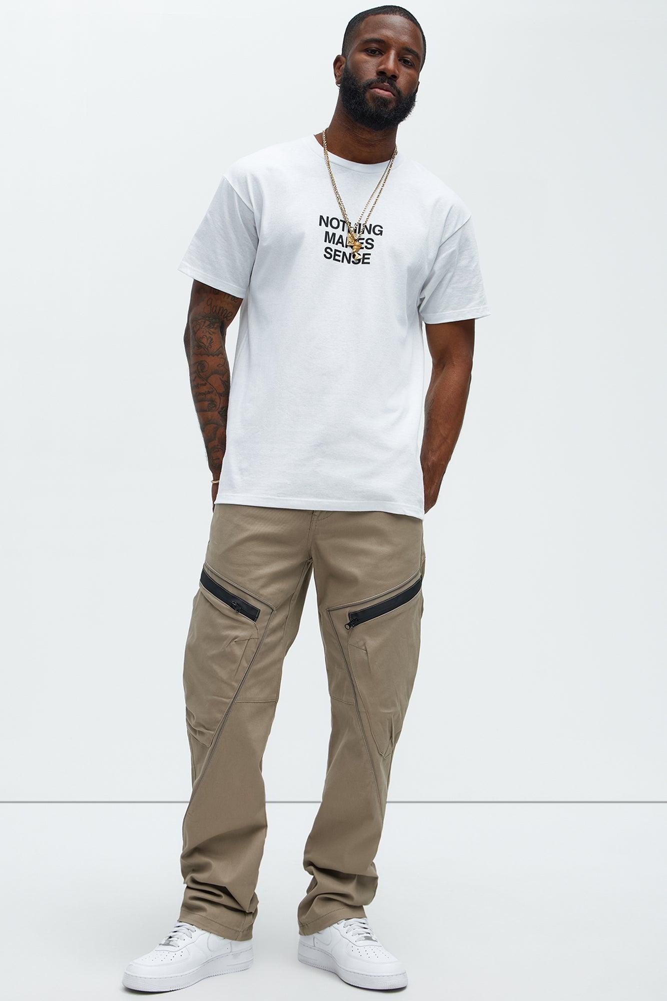 Word On The Street Utility Pants - Khaki Product Image
