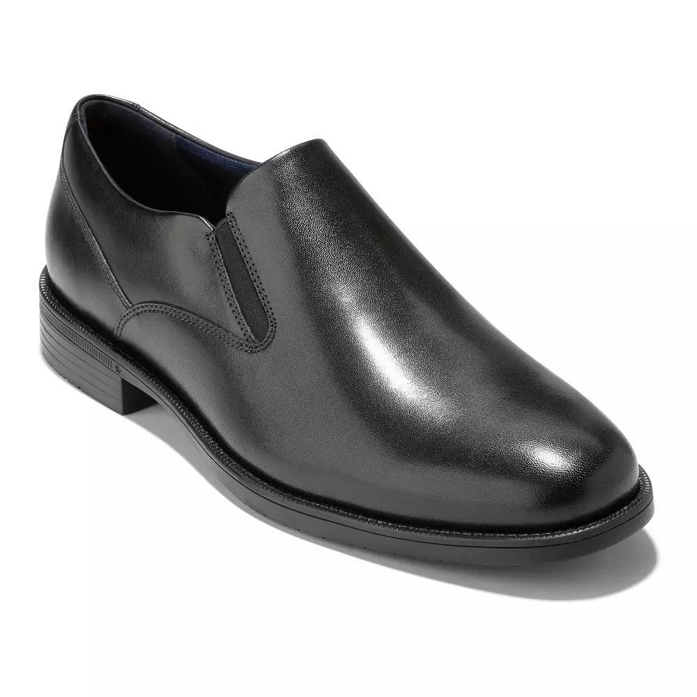 Cole Haan Grand+ Pratt Men's Leather Slip-On Loafers, Size: 9, Black Product Image
