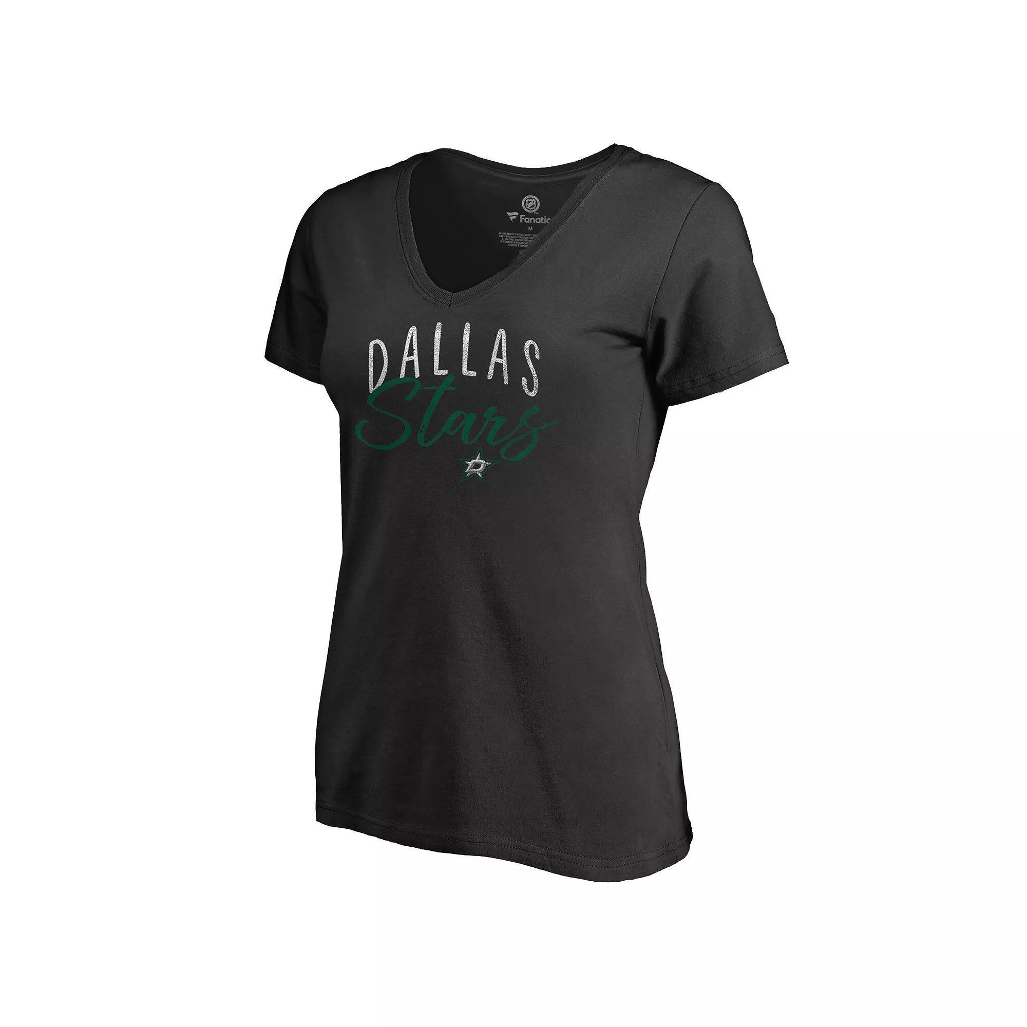 Women's Fanatics Branded Navy Atlanta Braves Graceful V-Neck T-Shirt, Size: 2XL, Blue Product Image