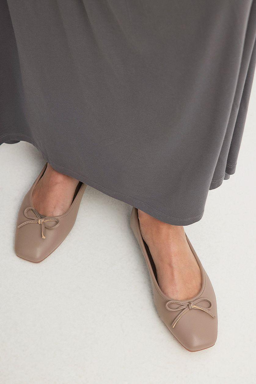 Squared Toe Ballerinas Product Image