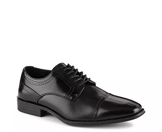 Stacy Adams Waltham Men's Leather Dress Shoes, Size: 8.5, Black Product Image