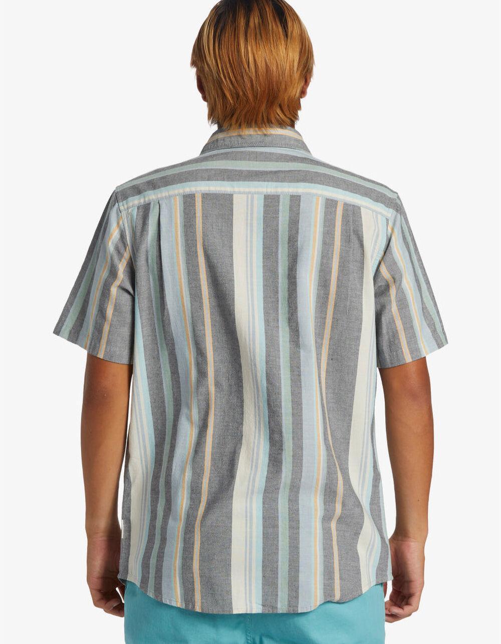QUIKSILVER Oxford Stripe Classic Mens Button Up Shirt Product Image