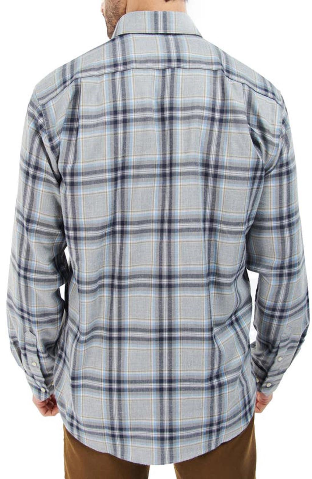 BARBOUR Singsby Plaid Button-up Shirt In Grey Marl Product Image