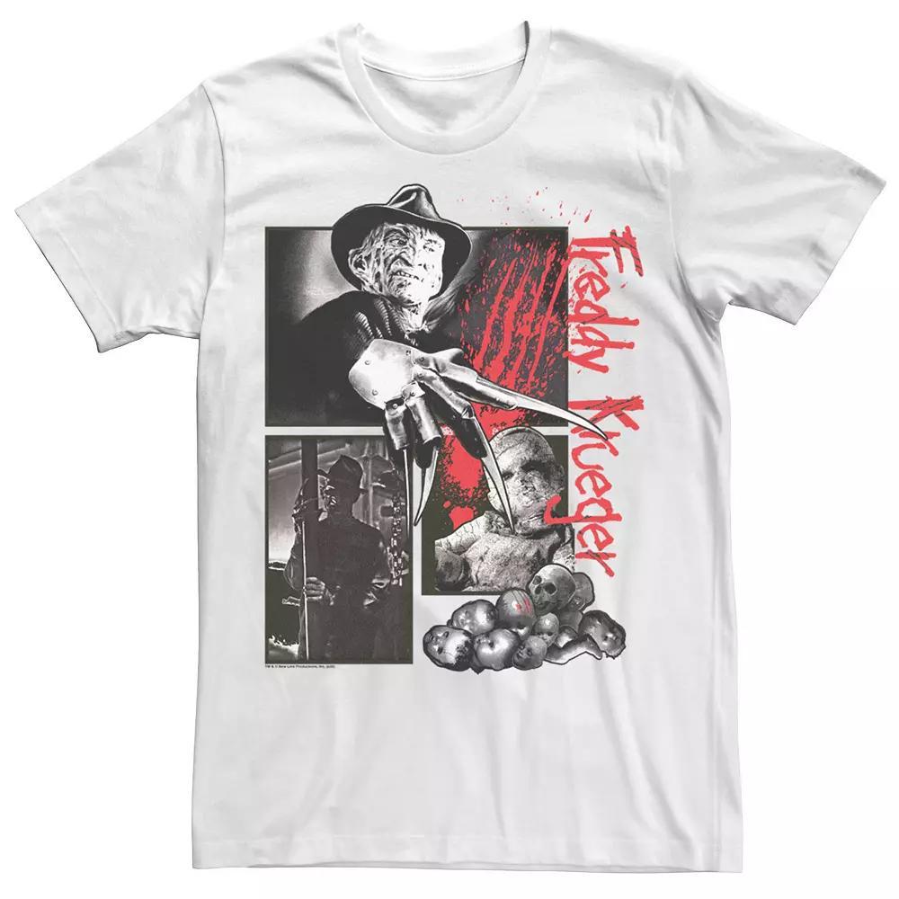 Men's Nightmare On Elm Street Freddy Poster Tee, Size: XXL, White Product Image