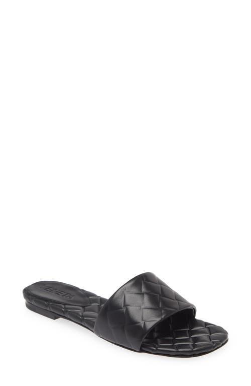 Bottega Veneta Womens Amy Flat Mule Sandals Product Image