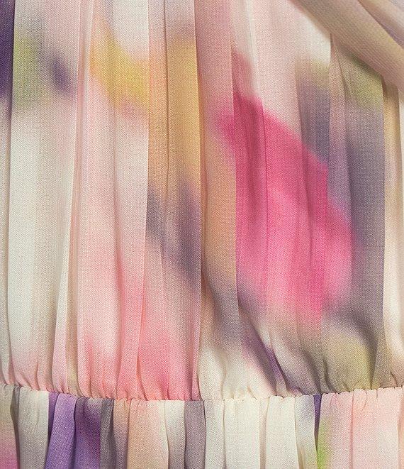 Alex Marie Janet Chiffon Off-The-Shoulder Gown Product Image