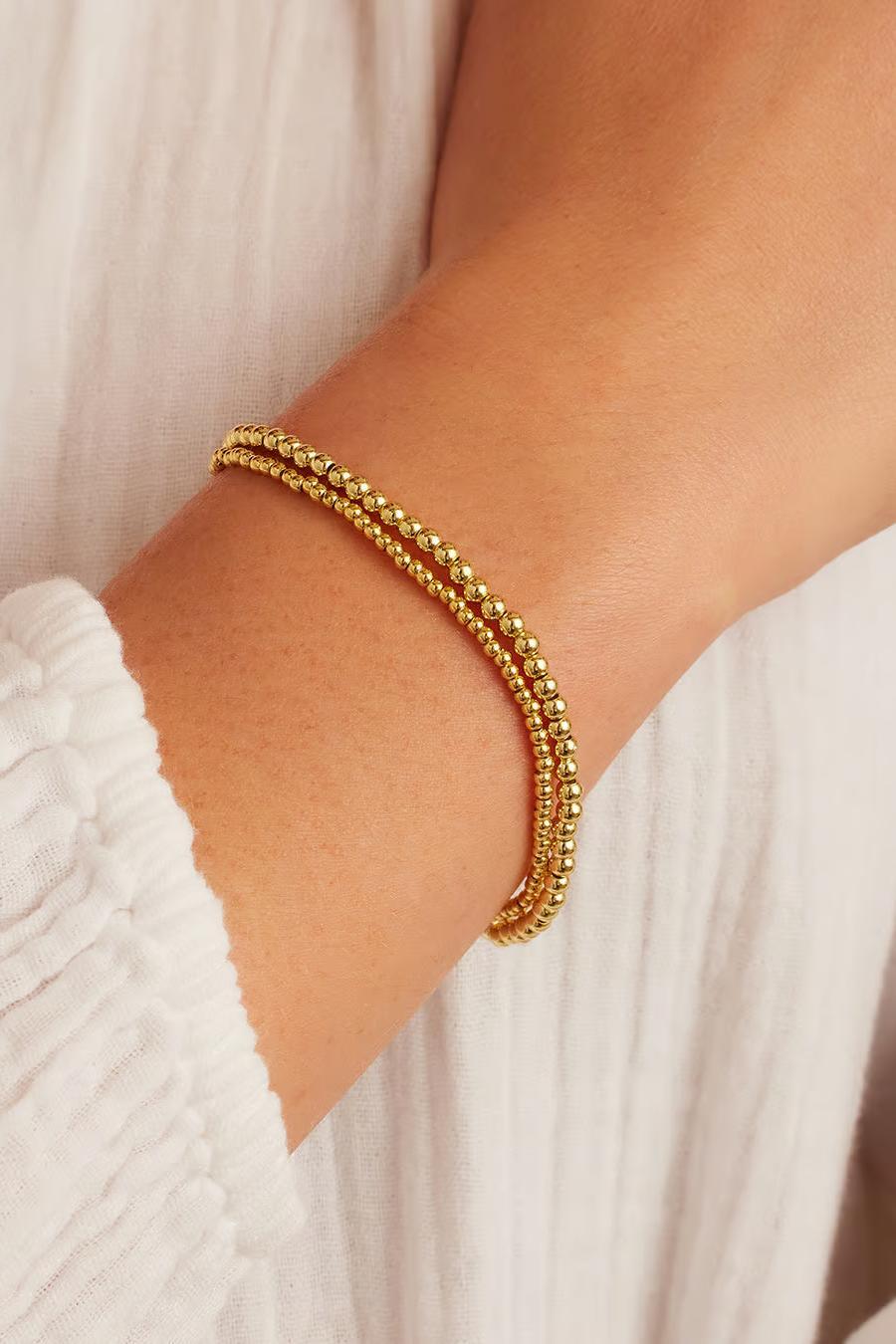Poppy Gold Bracelet Set 2 Piece Product Image