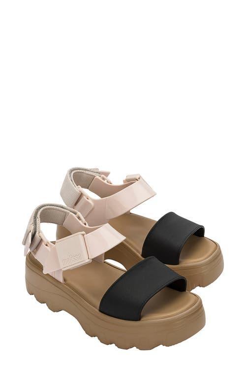 Melissa Womens Kick Off Ankle Strap Slingback Platform Sandals Product Image