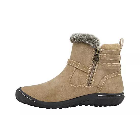 JBU Dolce Womens Ankle Boots Brown Product Image