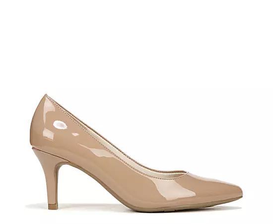 LifeStride Sevyn Women's High Heels, Size: 9 Wide, Desert Brown Patent Product Image
