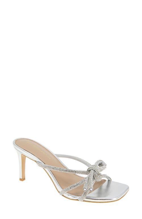 BCBGeneration Selma Women's Rhinestone Dress Sandals, Size: 7.5, Silver Product Image