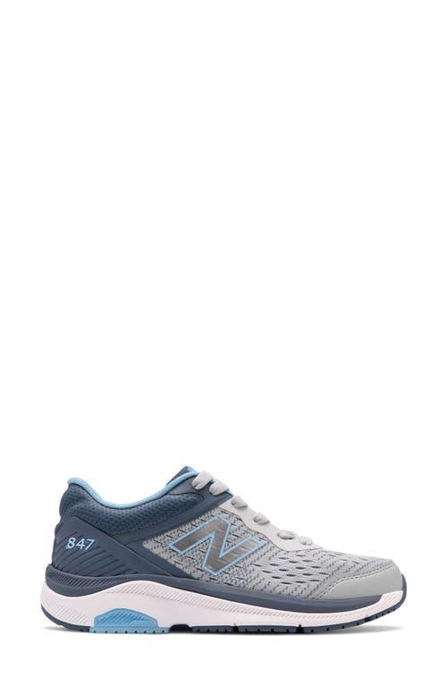 New Balance 847v4 (Light Aluminum/Vintage Indigo) Women's Shoes Product Image