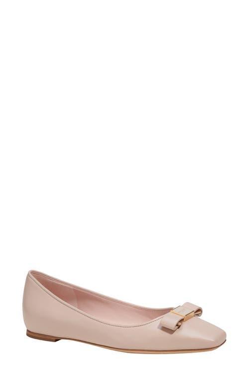 Ferragamo Womens Joelle Denim Ballet Flats Product Image