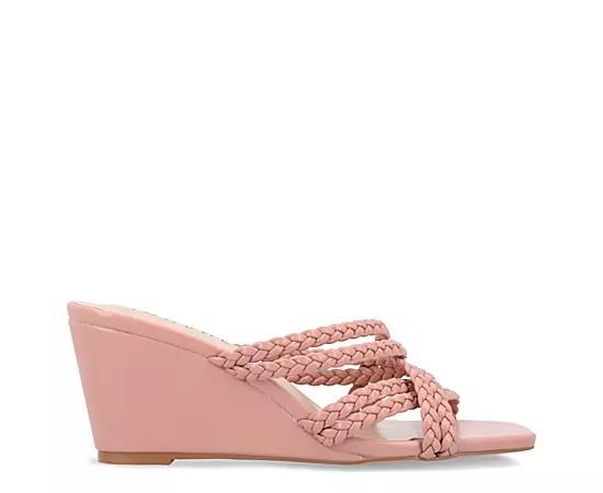 Journee Collection Womens Baylen Wedge Slip On Sandal Product Image