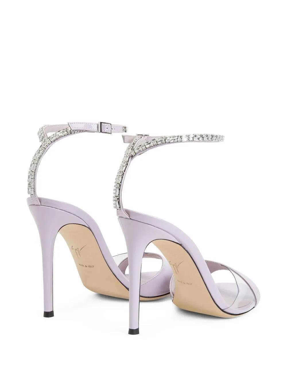 crystal-embellished high-heeled sandals Product Image