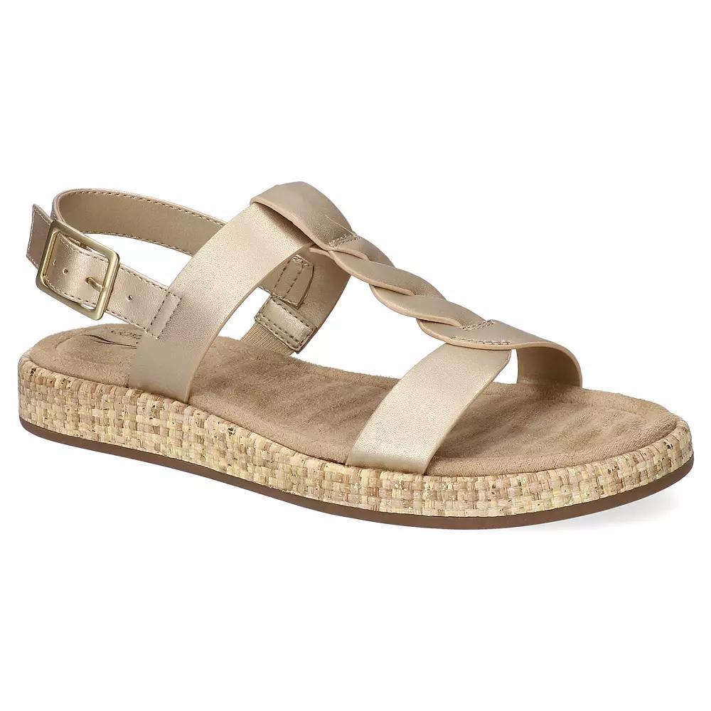 Easy Street Tampa Platform Women's Comfort Sandals, Size: 9.5, Blue Product Image