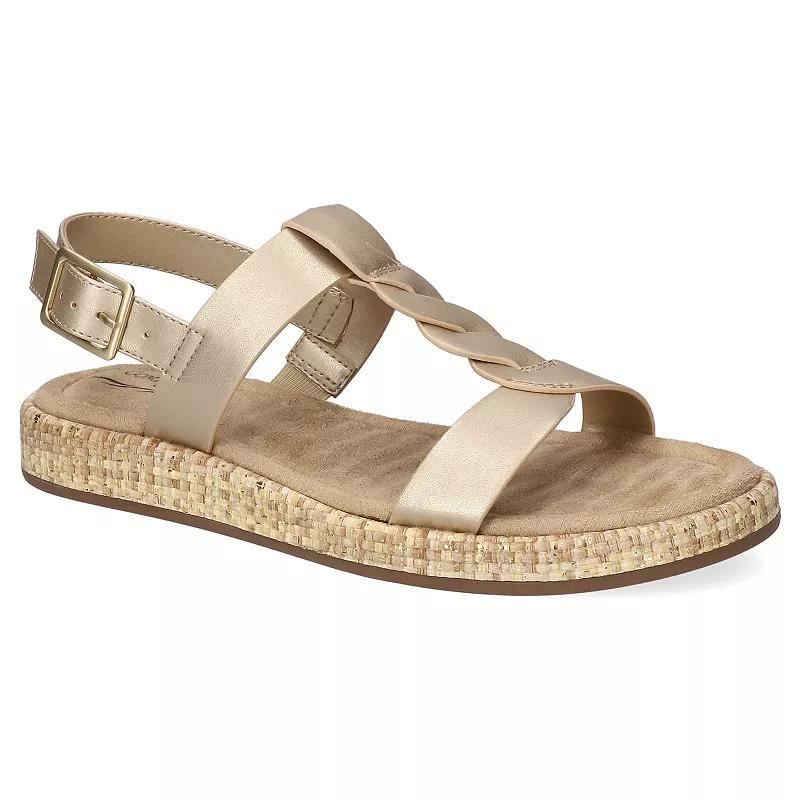 Easy Street Tampa Platform Women's Comfort Sandals, Size: 9.5, Blue Product Image