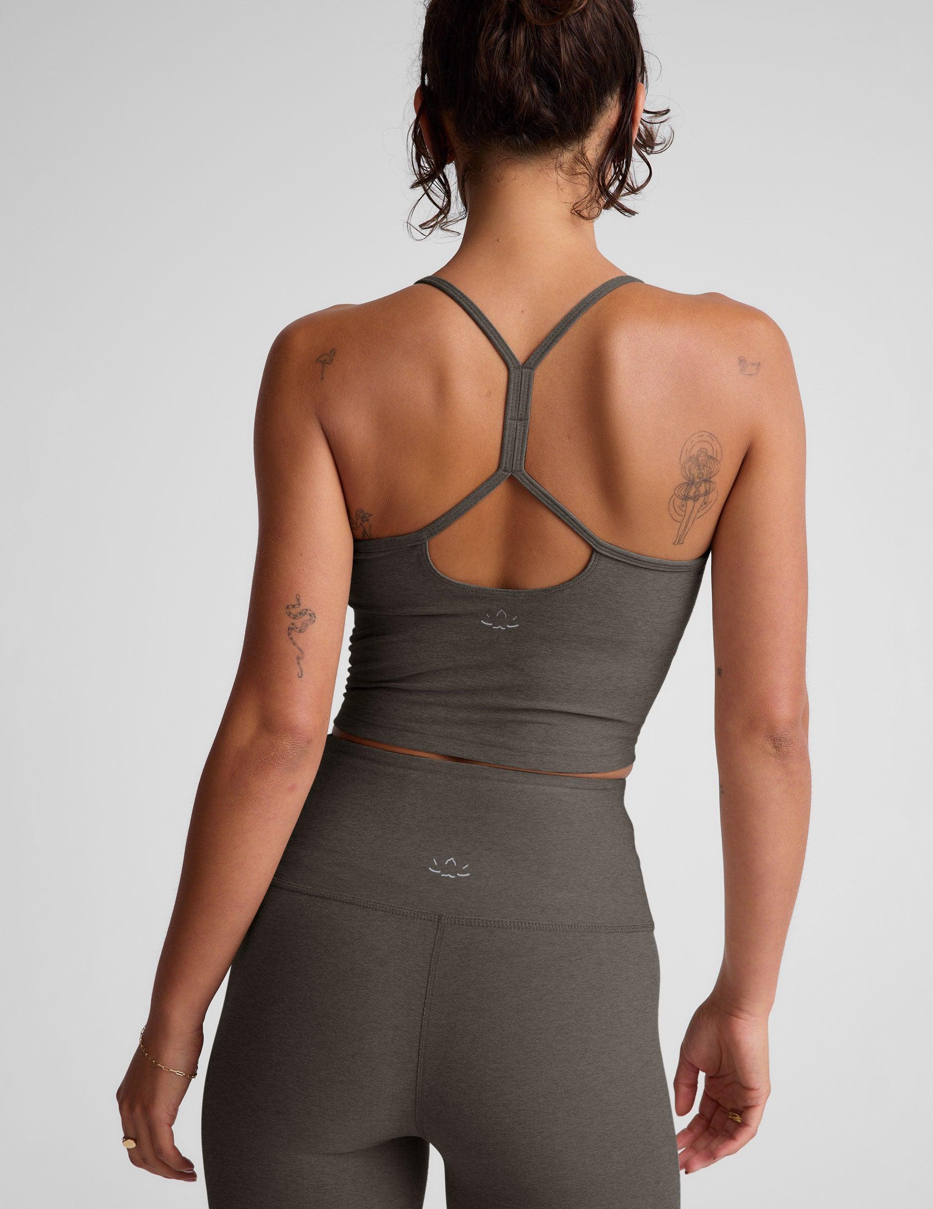 Spacedye Slim Racerback Cropped Tank Product Image