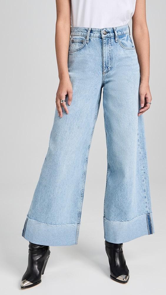 rag & bone Sofie Crop with Cuff Jeans | Shopbop Product Image