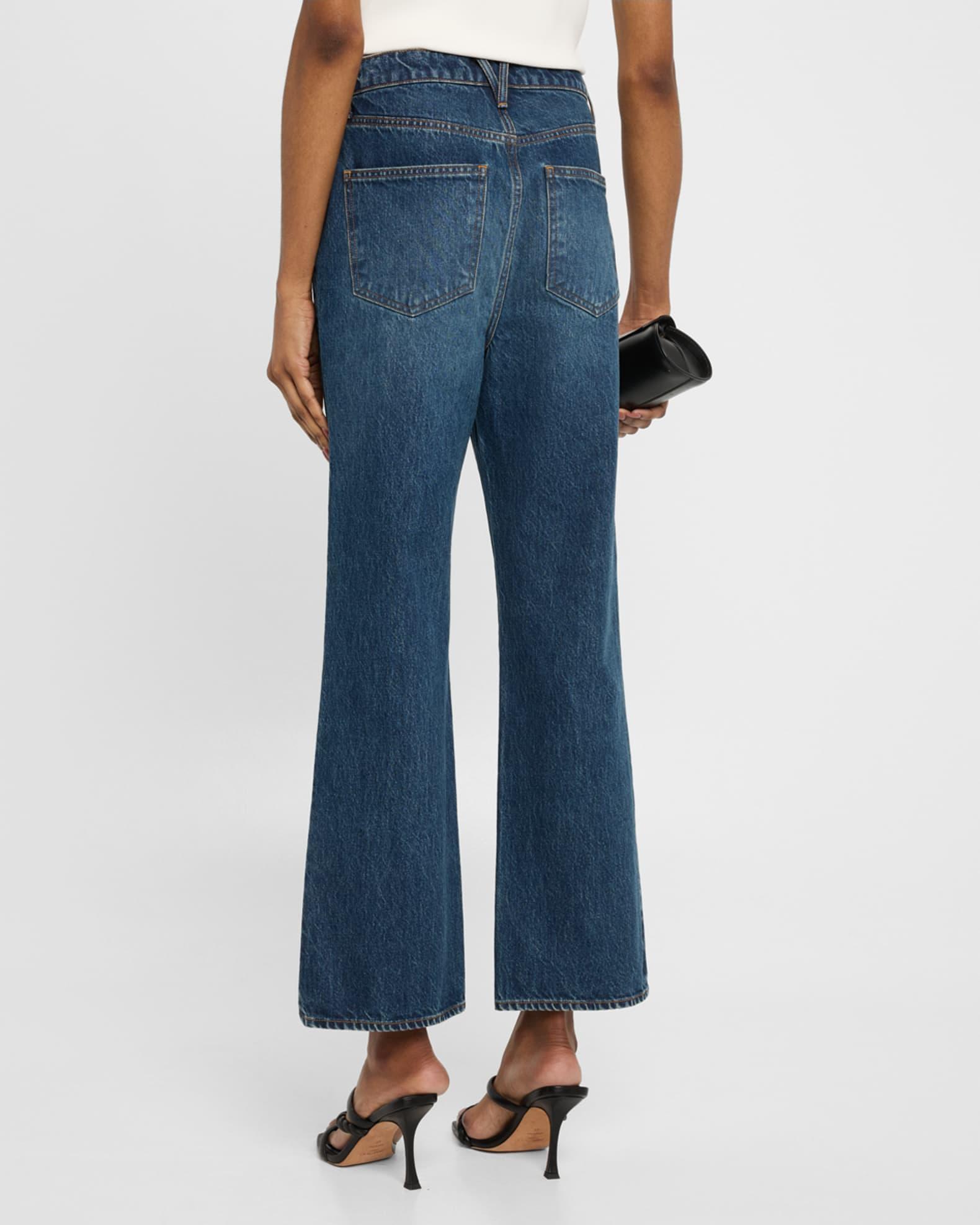 Dylan High-Rise Straight Ankle Jeans Product Image