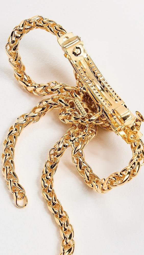 LELET NY Kamala Chain Bow Barrette | Shopbop Product Image