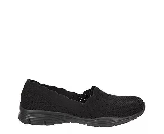 Skechers® Seager Stat Women's Shoes, Size: 8.5 Wide, Black Product Image