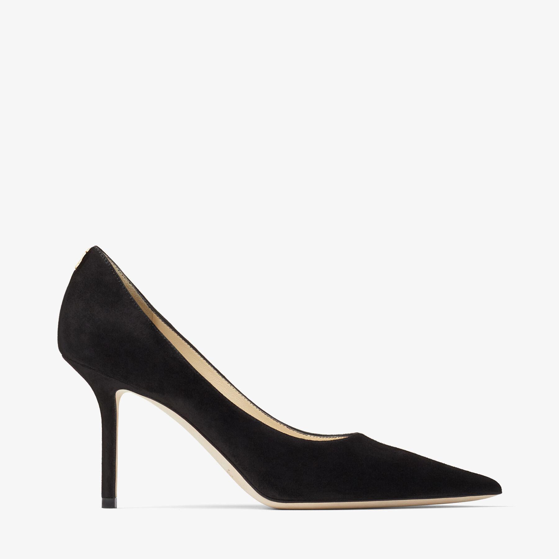 JIMMY CHOO Love 85 Suede Pumps In Black Product Image