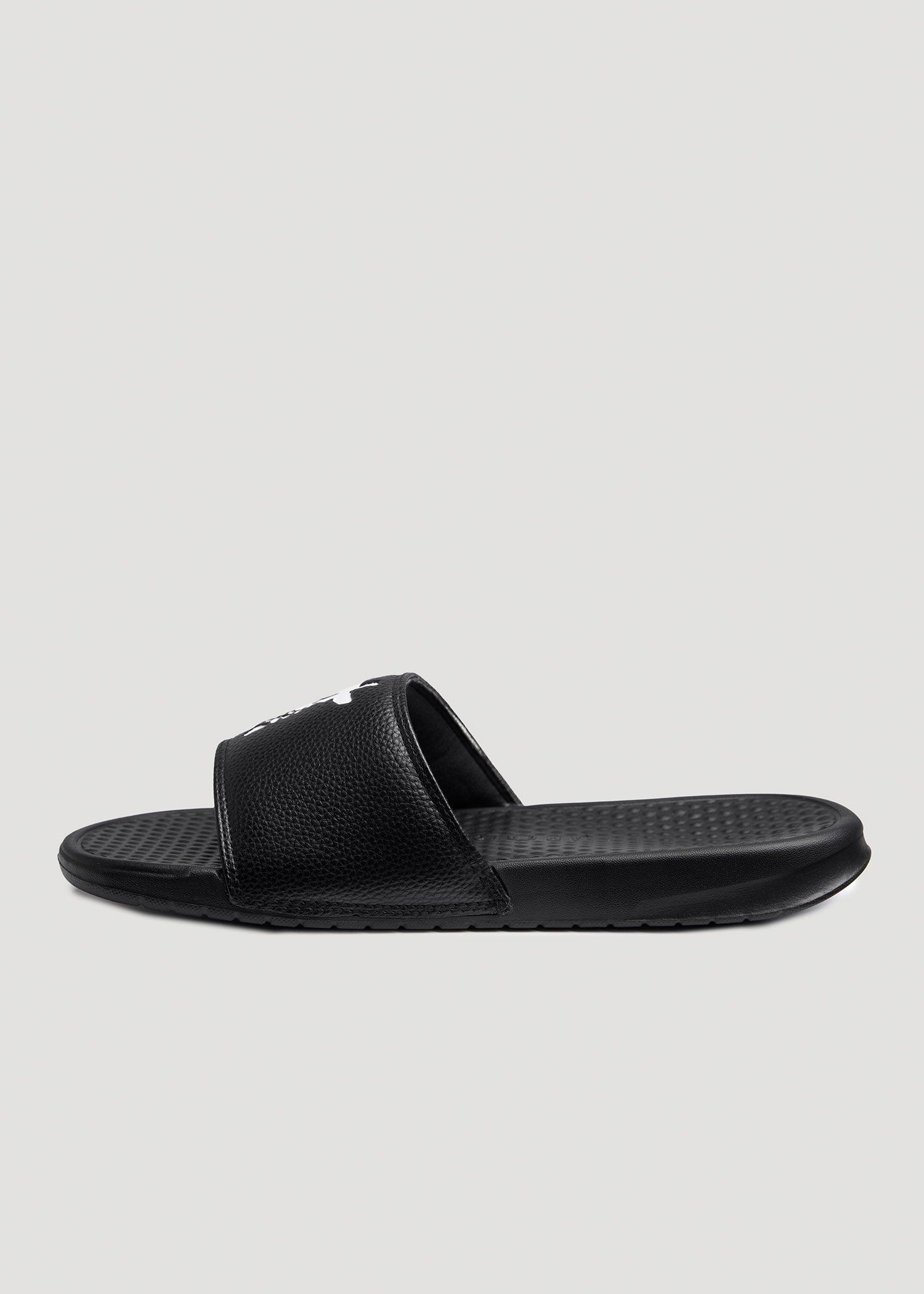 American Tall Men's Slides in Black Male Product Image