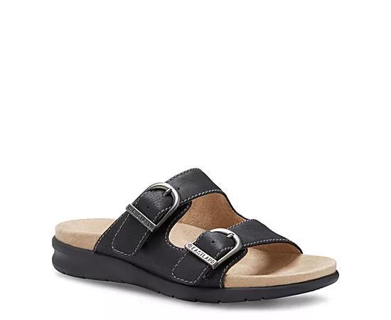 Eastland Avery Women's Slide Sandals, Size: 9, Dark Brown Product Image